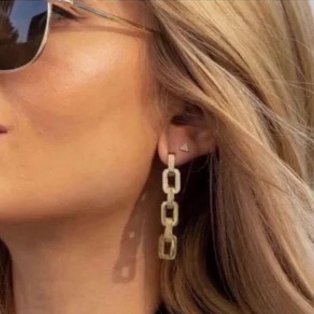 Eddie BORGO supra link drop earrings NWT Earrings